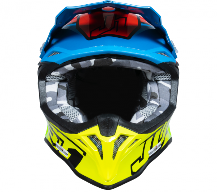 Casca moto/atv JUST1 J39 Thruster, culoare galben/albastru, marime M [3]