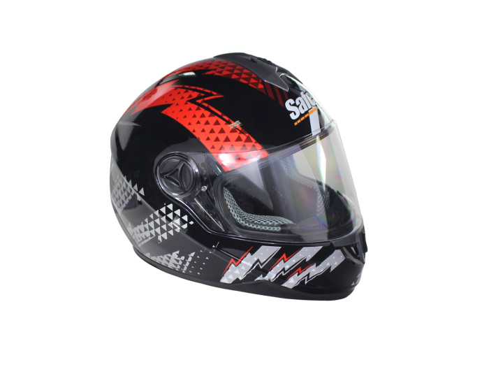 Casca moto integrala adulti, Safebet HF-122 Q239, culoare negru, marime L [4]