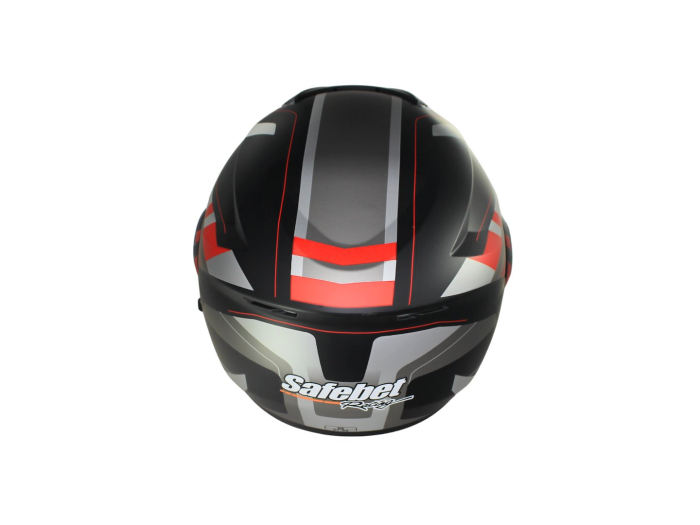 Casca moto rabatabila adulti, Safebet HF-119 Z48-R, culoare negru/gri, marime M [4]