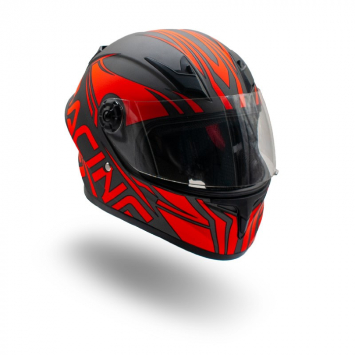 Casca moto integrala copii, XTR506, culoare negru portocaliu, marime YS