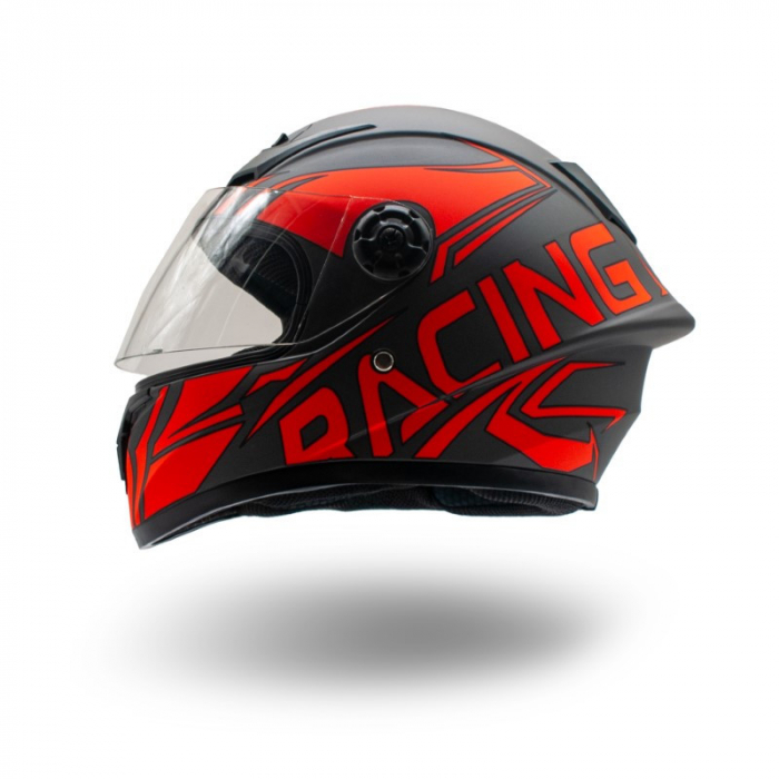 Casca moto integrala copii, XTR506, culoare negru/portocaliu, marime YL [7]