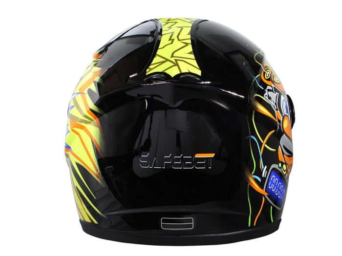 Casca integrala copii, Safebet HF-909E16, culoare negru, marime YS [3]