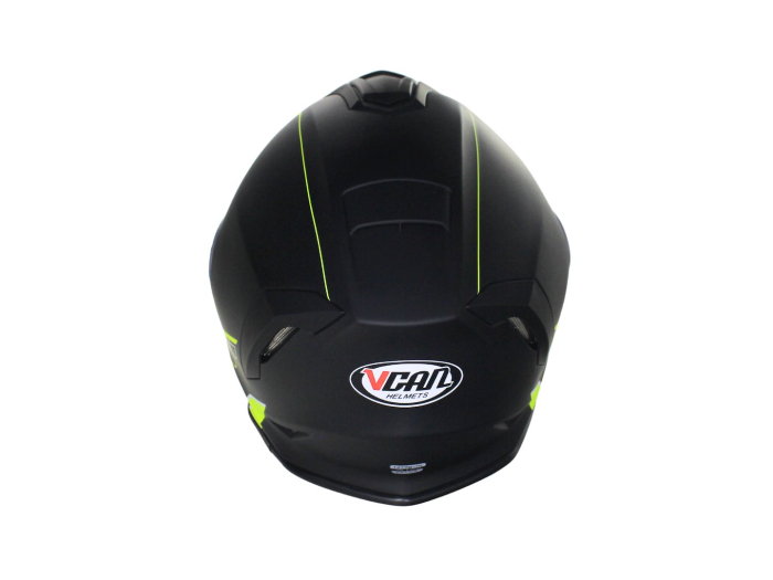 Casca moto,integrala,copii VCAN H151,negru/verde mat,marime YL 51-52 JUNIOR [5]