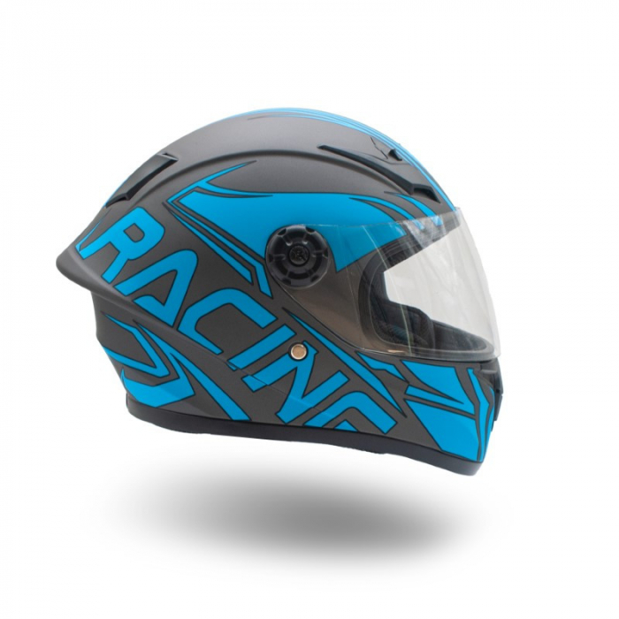 Casca moto integrala copii, XTR506, culoare negru/albastru, marime YS [6]