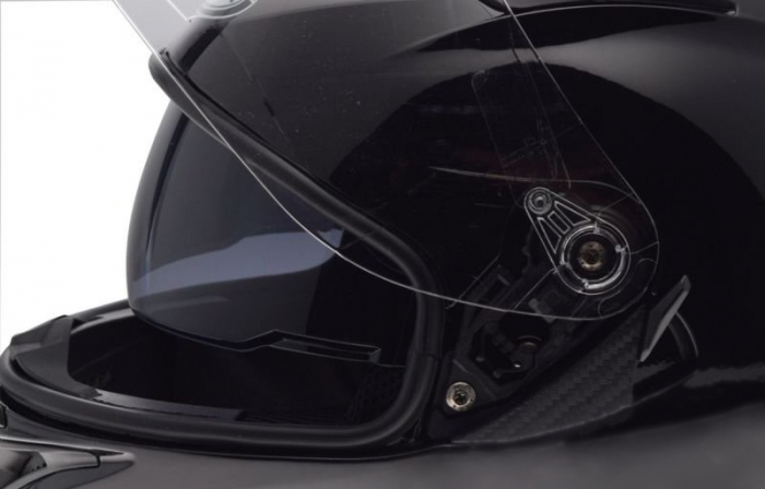 Casca moto integrala cu ochelari Awina, marime M, culoare negru [3]