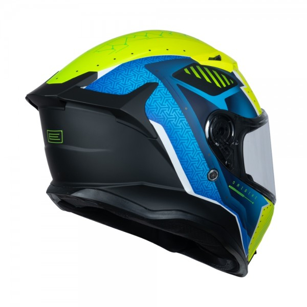 Casca moto integrala cu ochelari, Origine Force Bunker, marime L, culaore galben/albastru/negru mat, ECE22.06 [2]