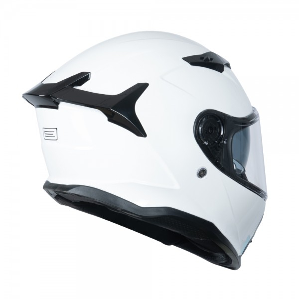Casca moto integrala cu ochelari, Origine Force Solid, marime M, culaore alb lucios, ECE22.06 [2]