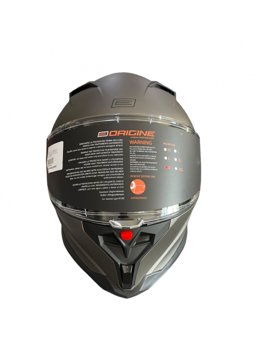 Casca moto integrala cu ochelari, Origine Force Solid, marime L, culaore titaniu mat, ECE22.06 [5]