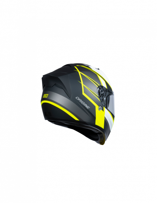 Casca moto integrala cu ochelari, Origine Strada Competition, culoare galben fluo/negru mat, marime L [2]