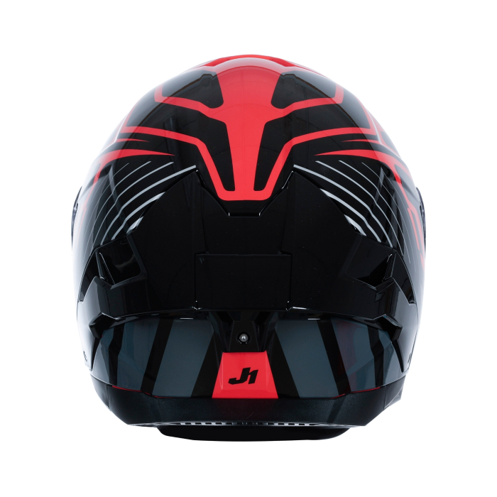 Casca moto integrala JUST1 J-STR TACTICAL,argintiu rosu lucios,marime XXL [5]