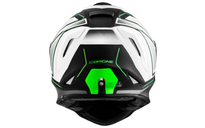 Casca moto integrala, Origine Dinamo Galaxi, culoare alb/negru, marime L 59-60cm [7]
