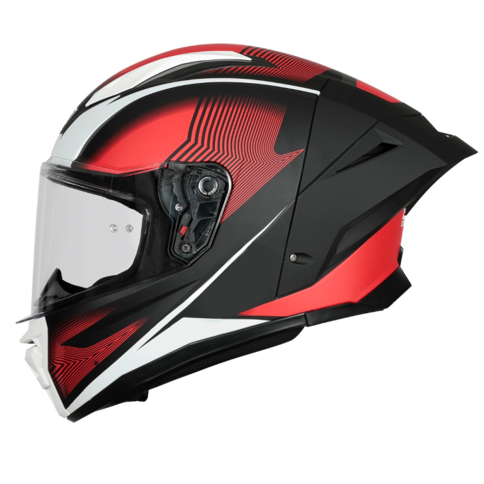 Casca moto integrala, Origine Pista Elementary, culoare rosu/negru mat, marime M [3]