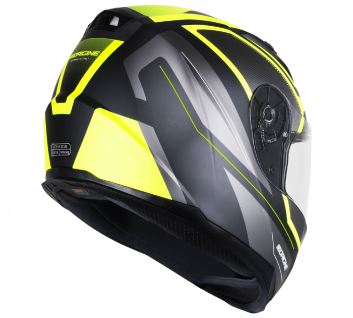 Casca moto integrala, Origine Tonale Empty, culoare fluo galben/negru, marime S (55-56cm) [2]