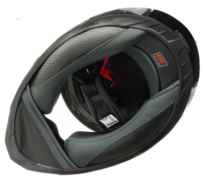 Casca moto integrala, Origine Tonale Solid, culoare negru lucios, marime L (59-60cm) [3]