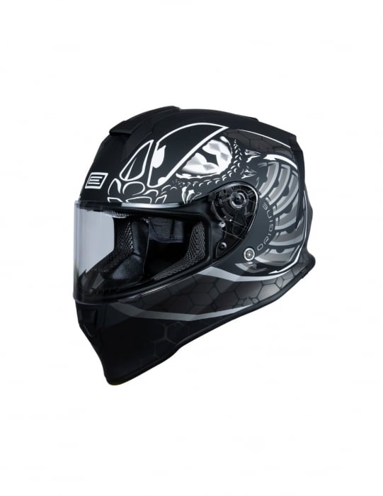 Casca moto integrala pentru copii, Origine Dinamo Kids Fighter, culoare negru mat, marime YL