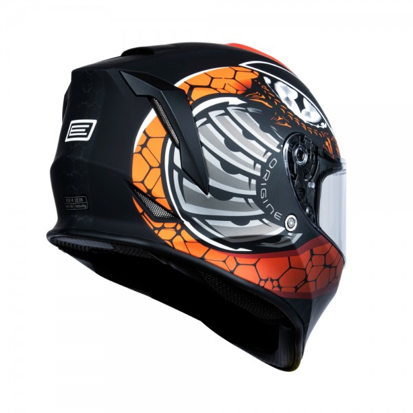 Casca moto integrala pentru copii, Origine Dinamo Kids Fighter, culoare rosu/negru, marime YL [2]