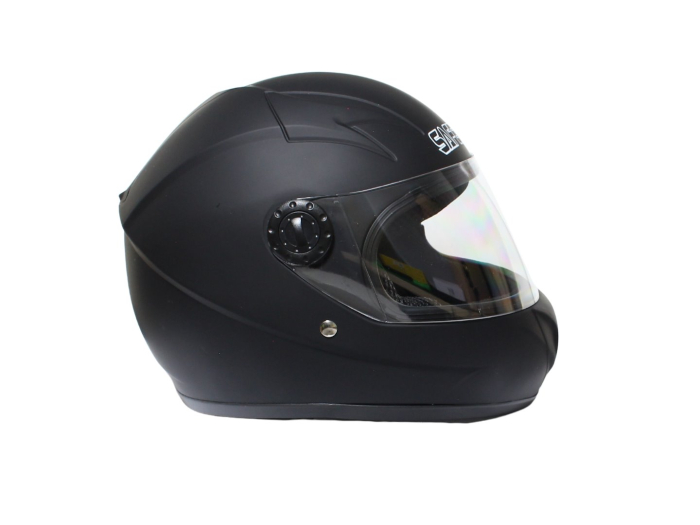 Casca moto integrala pentru copii, Safebet HF-909, culoare negru, marime YM [4]