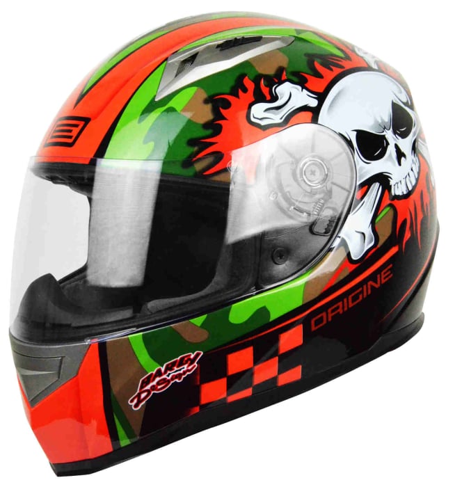 Casca moto integrala Origine Tonale Combat, culoare portocaliu, marime XL