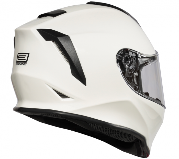 Casca moto Origine Dinamo Solid, culoare alb, marime M [2]