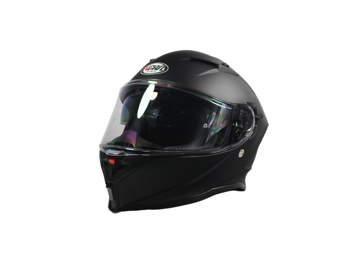 Casca moto rabatabila cu ocherari, VCAN V153, marime L, culoare neagru