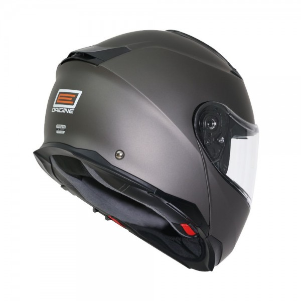 Casca moto Origine Logic Solid rabatabila cu ochelari, culoare titanium mat, marime XS, ECE 2206 [4]