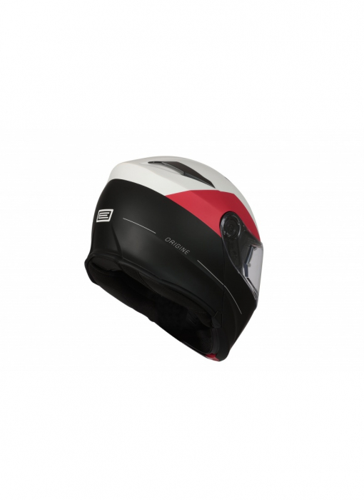 Casca moto rabatabila, cu ochelari, Origine Basic Virgin, culoare rosu/negru mat, marime S 55-56 cm [2]