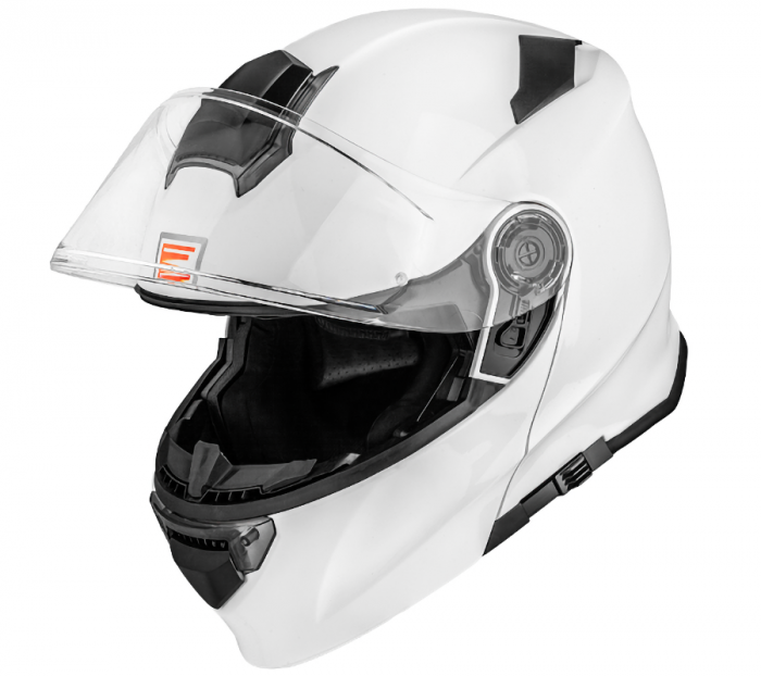 Casca moto rabatabila cu ochelari, Origine Delta Basic Solid, culoare alb, marime XS [4]