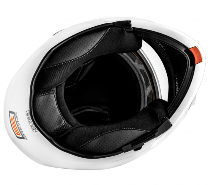 Casca moto rabatabila cu ochelari, Origine Delta Basic Solid, culoare alb, marime XS [7]