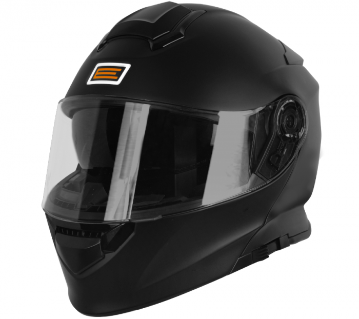Casca moto rabatabila cu ochelari, Origine Delta Basic Solid, culoare negru mat, marime XS [2]
