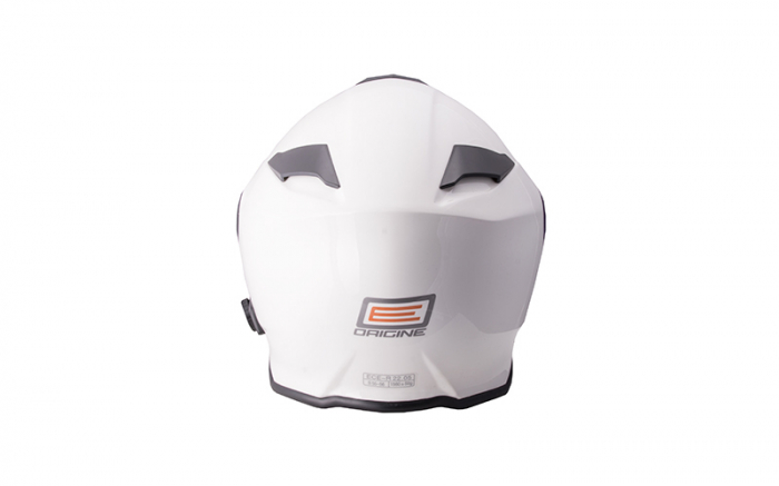 Casca moto rabatabila, Origine DELTA SOLID, sistem bluetooth integrat, culoare alb lucios, marime XL [7]