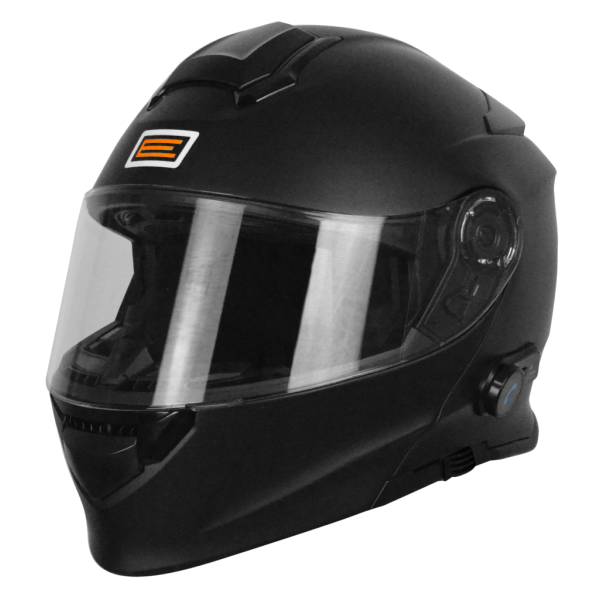 Casca moto rabatabila, Origine DELTA SOLID, sistem bluetooth integrat, culoare negru mat, marime S