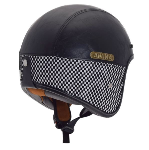 Casca moto semi-integrala Awina TN-8658, marime 2XL, culoare negru [3]