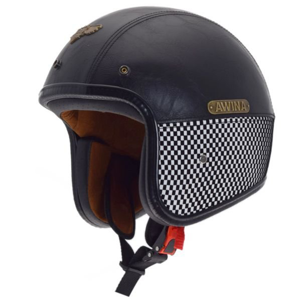 Casca moto semi-integrala Awina TN-8658, marime 2XL, culoare negru [2]