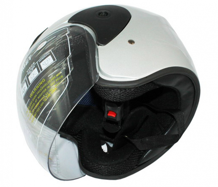 Casca moto semi-integrala Awina TN-8661, culoare argintiu, marime XS 54 cm [4]