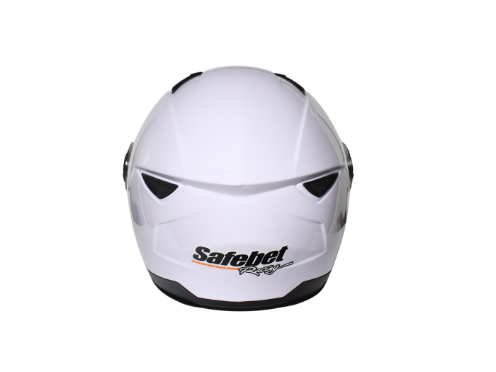 Casca moto semi-integrala cu ochelari pentru adulti, Safebet HF-223, culoare alb, marime M [4]