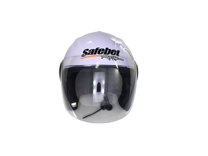Casca moto semi-integrala pentru copii, Safebet HF-226, culoare alb, marime YL [3]