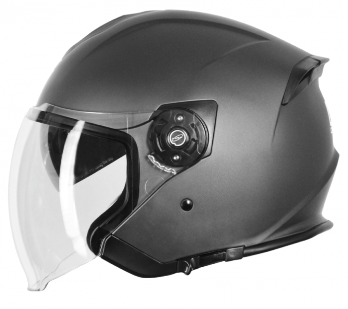 Casca moto semi-integrala, Origine Palio 2.0 Solid, culoare titaniu mat, marime 2XL [2]