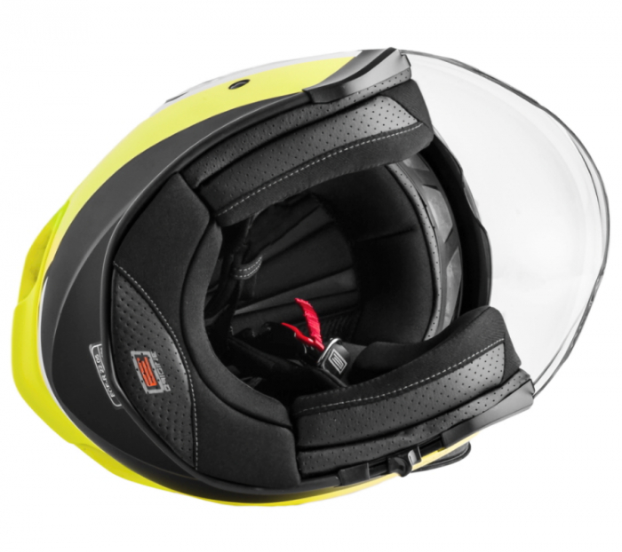 Casca moto semi-integrala, Origine Palio 2.0 Techy, culoare negru/galben, marime XL [3]