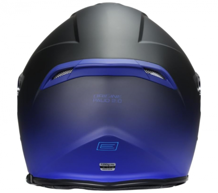 Casca moto semi-integrala, Origine Palio 2.0 DeepSky, culoare negru/albastru mat, marime XL [4]