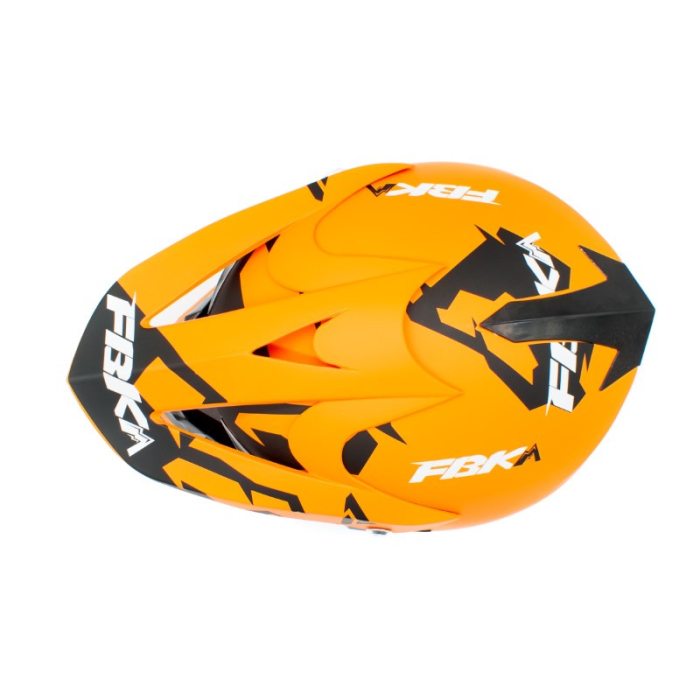 Casca motocross/atv copii XTR 125, culoare portocaliu/negru, marime YM(53-54) [5]