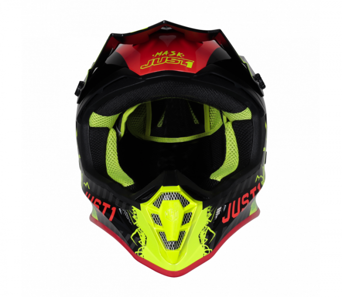 Casca motocross/atv Just 1 J38 Mask, culoare verde/negru/rosu, marime L [3]