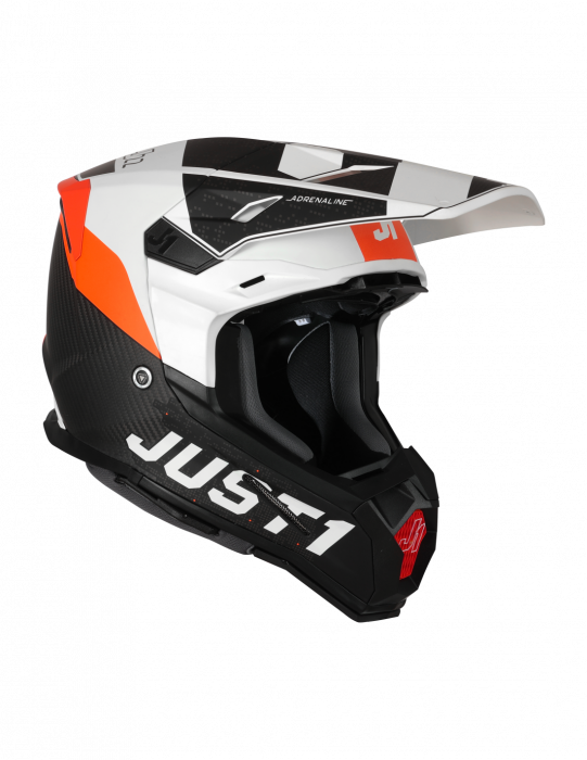 Casca motocross/atv JUST1 J22 Adrenaline, culoare carbon/portocaliu, marime M [3]