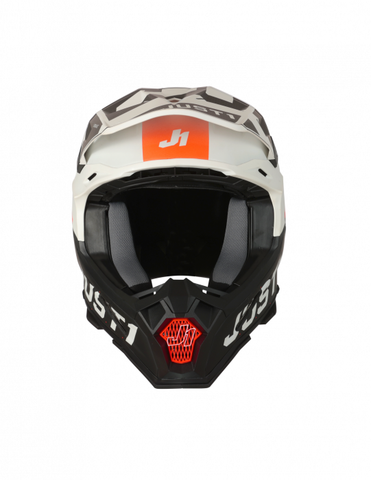Casca motocross/atv JUST1 J22 Adrenaline, culoare carbon/portocaliu, marime M [2]