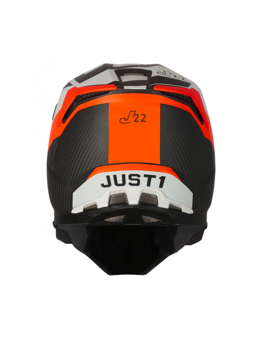 Casca motocross/atv JUST1 J22 Adrenaline, culoare carbon/portocaliu, marime M [6]