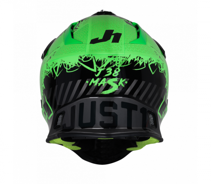 Casca motocross/atv JUST1 J38, culoare verde/galben fluo, marime XL [4]