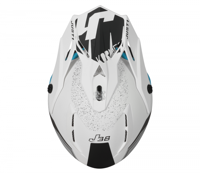 Casca motocross/atv JUST1 J38 Korner, culoare albastru/alb, marime XL [4]