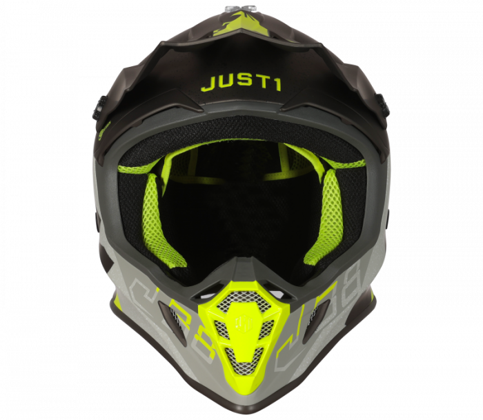 Casca motocross/atv Just1 J38 Korner, culoare galben fluo/titanium, marime XL [3]
