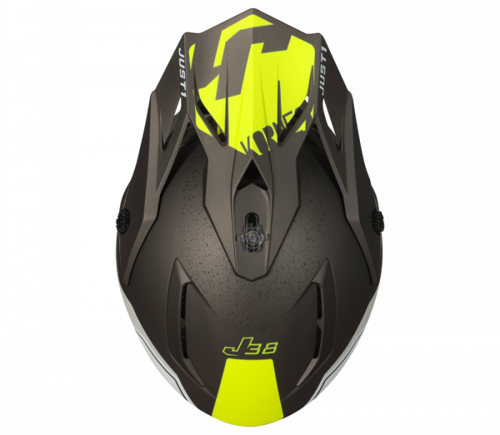 Casca motocross/atv Just1 J38 Korner, culoare galben fluo/titanium, marime XL [5]