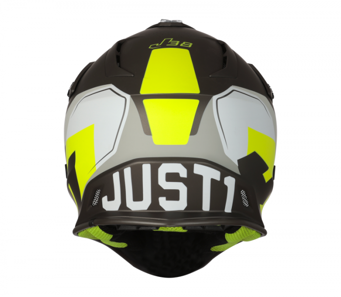 Casca motocross/atv JUST1 J38 Korner, culoare negru/galben fluo, marime XS [4]