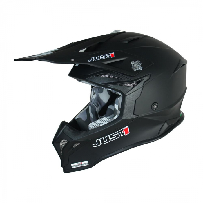 Casca motocross/atv JUST1 J39 Solid, culoare negru mat, marime L [1]